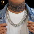 Wholesale Price Silver Jewelry Factory Panyu Hiphop Iced Out d Color Vvs Lab Diamond Cuban Link Chain Moissanite 14k Gold Plated
