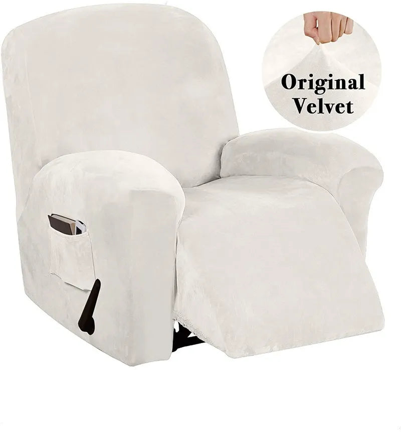 Fashion Oversized Recliner Chair Cover Durable Recliner Slipcover Machine Washable Recliner Cover for Dogs Kids Pets MegaBDM