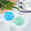 SILIKOLOVE New 6 Holes Flower Rose Cake Ice Cream Chocolate Mold Soap 3D Cupcake Bakeware Baking Cake Pan Muffin Mould