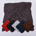 Low MOQ Custom Simple Cheap Price Dot Chiffon Scarf Malaysia Style Bandana Square Ribbon Scarf Hair Scarf