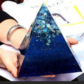 Wholesale DIY Decoration Large 15cm Pyramid Epoxy Silicone Resin Molds Jewellery Pendant Craft Accessory