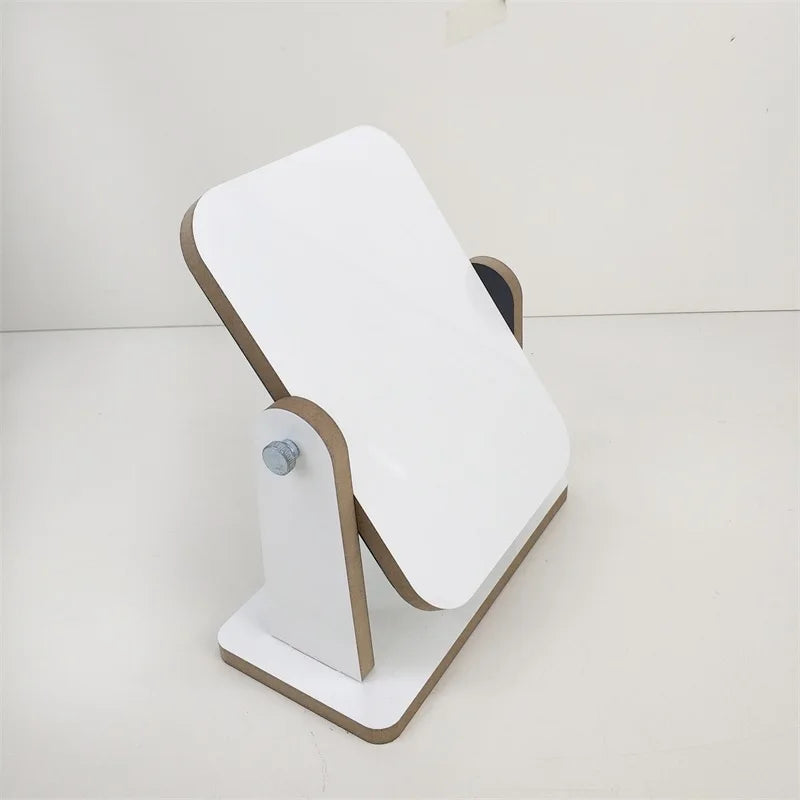 New Arrival Sublimation Cosmetic Mirror Personalized Photo Frame Desktop With Make up Mirror