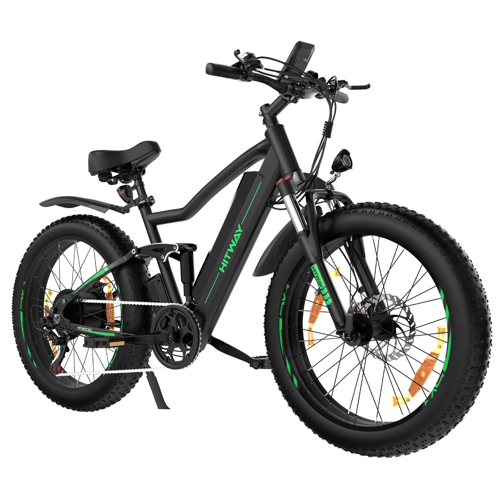 Hot Sale EU UK Warehouse HITWAY BK9 Wholesale 26'' Fat Tire Electric Mountain Bike 48V 15Ah All-Terrain E-Bike CE Certified