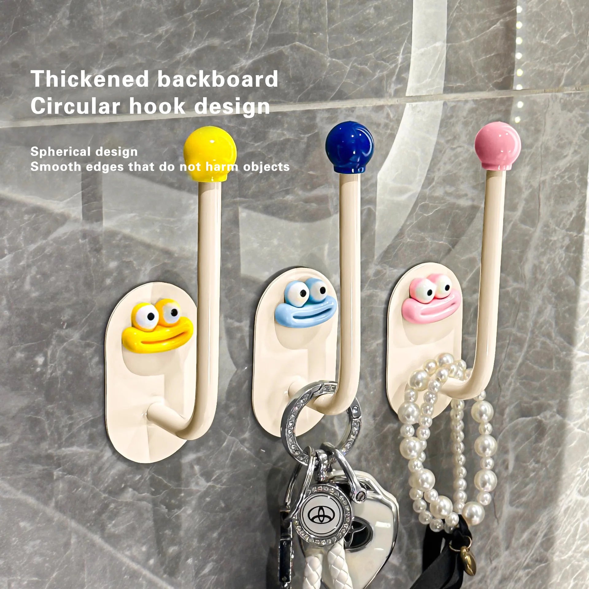 JAYA Scrunchie Headband Storage Rack Bathroom Hair Accessories  Clip  Band Head Rope Hook Hair Rope Head Plastic Storage Hook