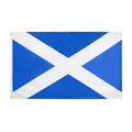 Wholesale 100%Polyester 3X5ft Stock Printing White X Blue Scottland Flag