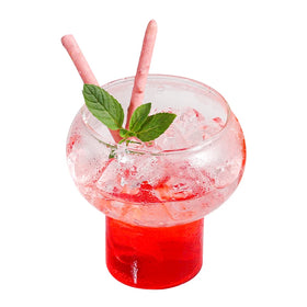 Wholesale Unique Shape Milk Drink Juice Coffee Glass Ice Cream Glass Cup Cocktail Glasses