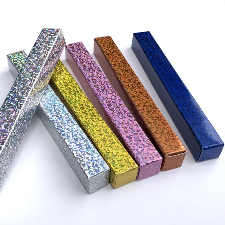 2023 Hot Sale Portable square Colorful Paper Packaging Box for Lipstick Lip Tube Eyeliner Mascara Cosmetic Packaging Container