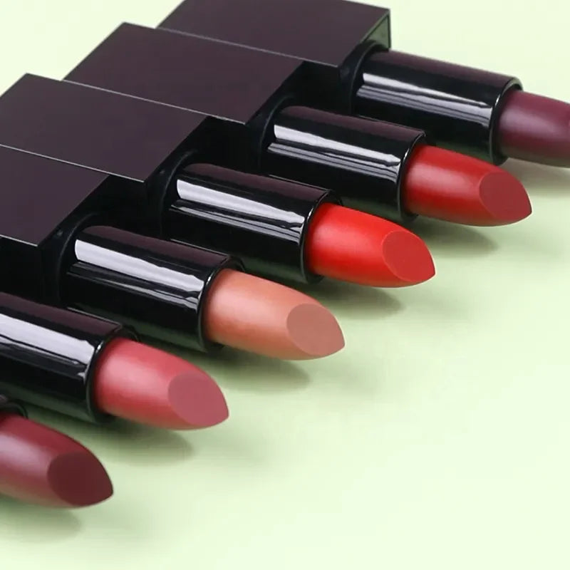 OEM ODM Low Moq Cheap High Pigmented Cruelty Free Long Lasting Waterproof Private Label Makeup Lipsticks