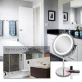 Beauty Touch Screen Table Vanity Personal Battery Powered USB Make up Organizer Lip Gloss Makeup Mirror with Led Lights