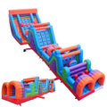 20m Inflatable Obstacle Course Run Interactive Fun With Kids for Outdoor Play or Party Entertainment