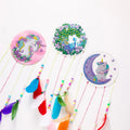 R-DC01-32 Home Decor Dream Catcher Pendant Wall Hanging Crystal Art 3D DIY Diamond Painting Gift