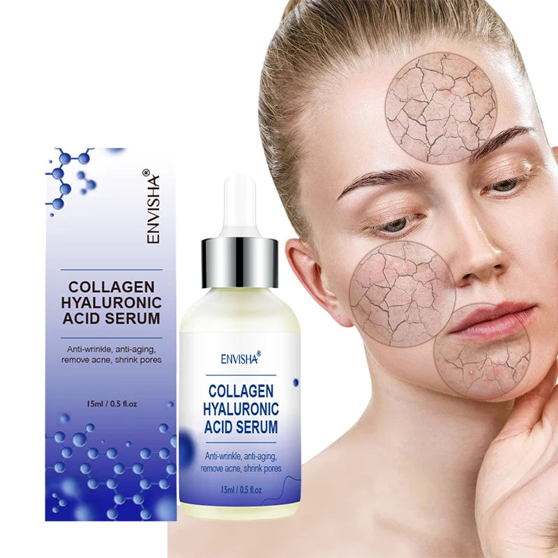 Cruelty-Free Face Skin Care Vitamin C Brightening Anti Aging Wrinkle Hydrating Hyaluronic Acid Serum Collagen
