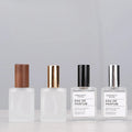 15ml Flat Square Transparent/Frosted Empty Aluminium Sprayer Perfume Glass Bottle Portable  Fragrance Parfum Spray Bottle