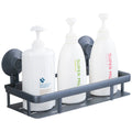 New Arrival Steel Bathroom Shower Caddy With Hooks Adhesive Hollowed Out Bathroom Organizer Iron Shower Caddy
