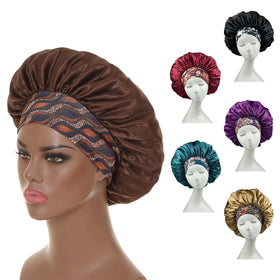 Wholesale Fashion Satin Bonnets with Custom Logo for Women-Daily Casual Use All Seasons
