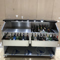Customized Size Model YITUO YT-170 High Efficiency Modern Design Stainless Steel Bar Equipment Cocktail Bar Bartender Station