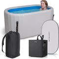 XL Acrylic Inflatable Portable Sauna Room Modern Design Home Use Wet Steam Recovery PRO Athletes Water Chiller for Cold Wet
