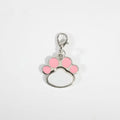 Colorful Cute Custom Pet Tag Cat Footprint Shape Pet Dog Name ID Tags Blank