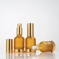 Hot Selling Gold Essential Oil Bottle Dropper Bottle 30ml Glass Pump Bottles