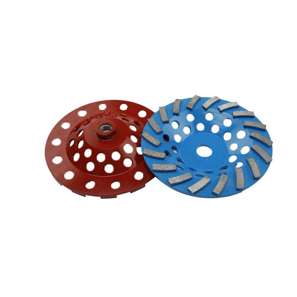 China Diamond Abrasive Disc Cup-Shaped Concrete Floor Grinding 180mm Diameter OEM Customizable 3-Year Warranty TURE SHINE