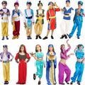 Children Qatar Prince Princess Cosplay Costume Fashion Prince Dubai United Arab Emirates Performs Costume Arab Aladdin Clothes