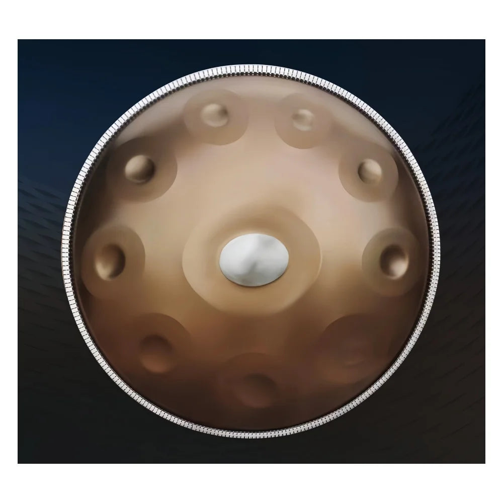 Jelo Professional 432Hz Handpan Drum 22-Inch D Minor D Kurd Stainless Steel Handpan with Stand Case Beginner Friendly Guangzhou