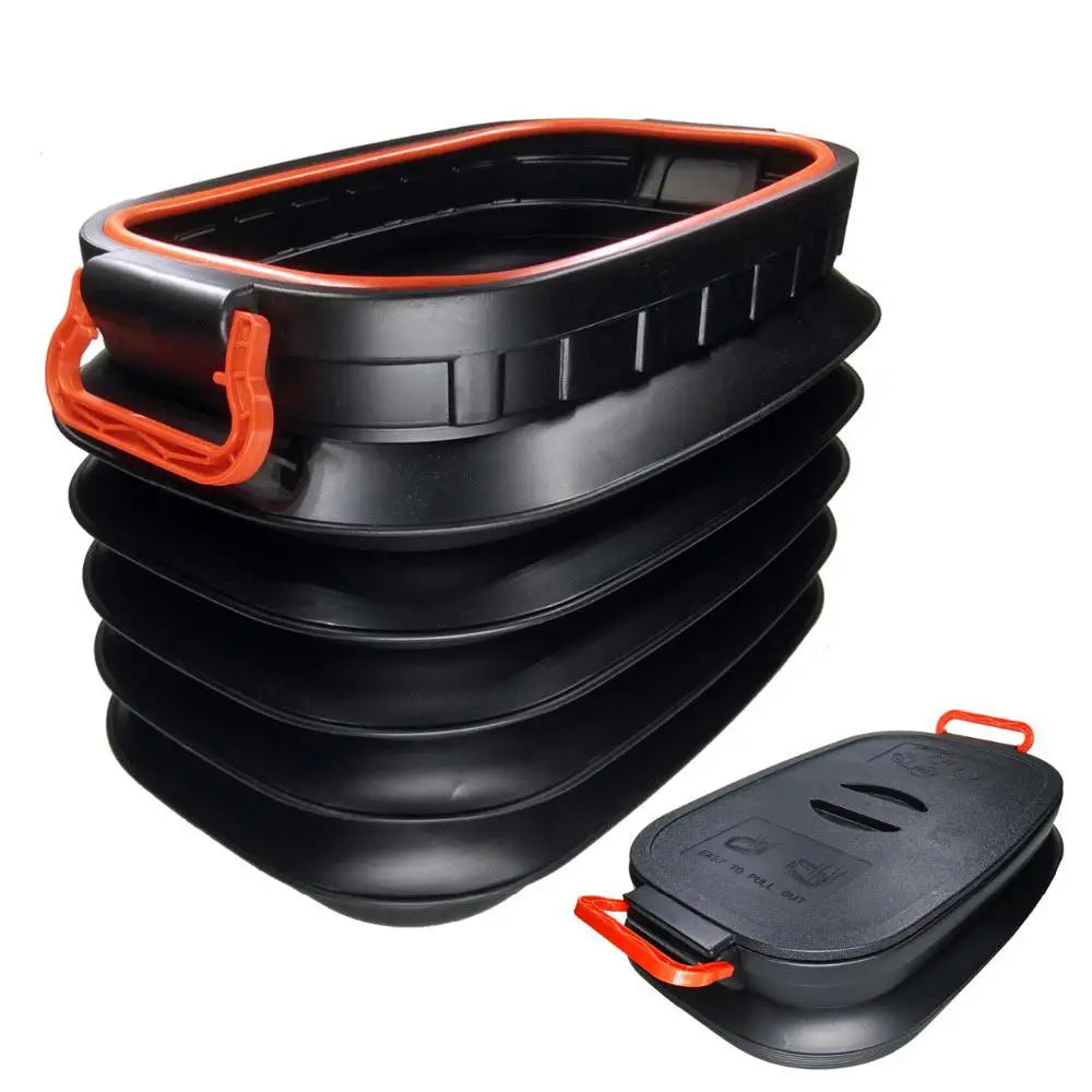 Portable  Foldable 37L Telescopic Car Storage Bucket Folding Fishing Barrel Car Sundries Box