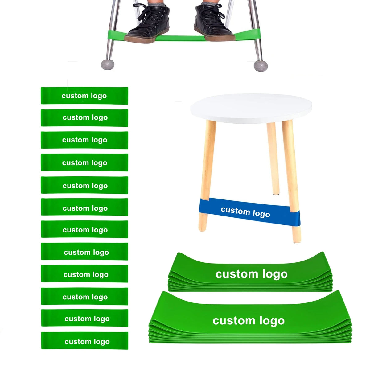Fidget Stretch Foot Bands Chair Bands Fidgety Feet Band ADHD ADD SPD Autism Sensory for Kids