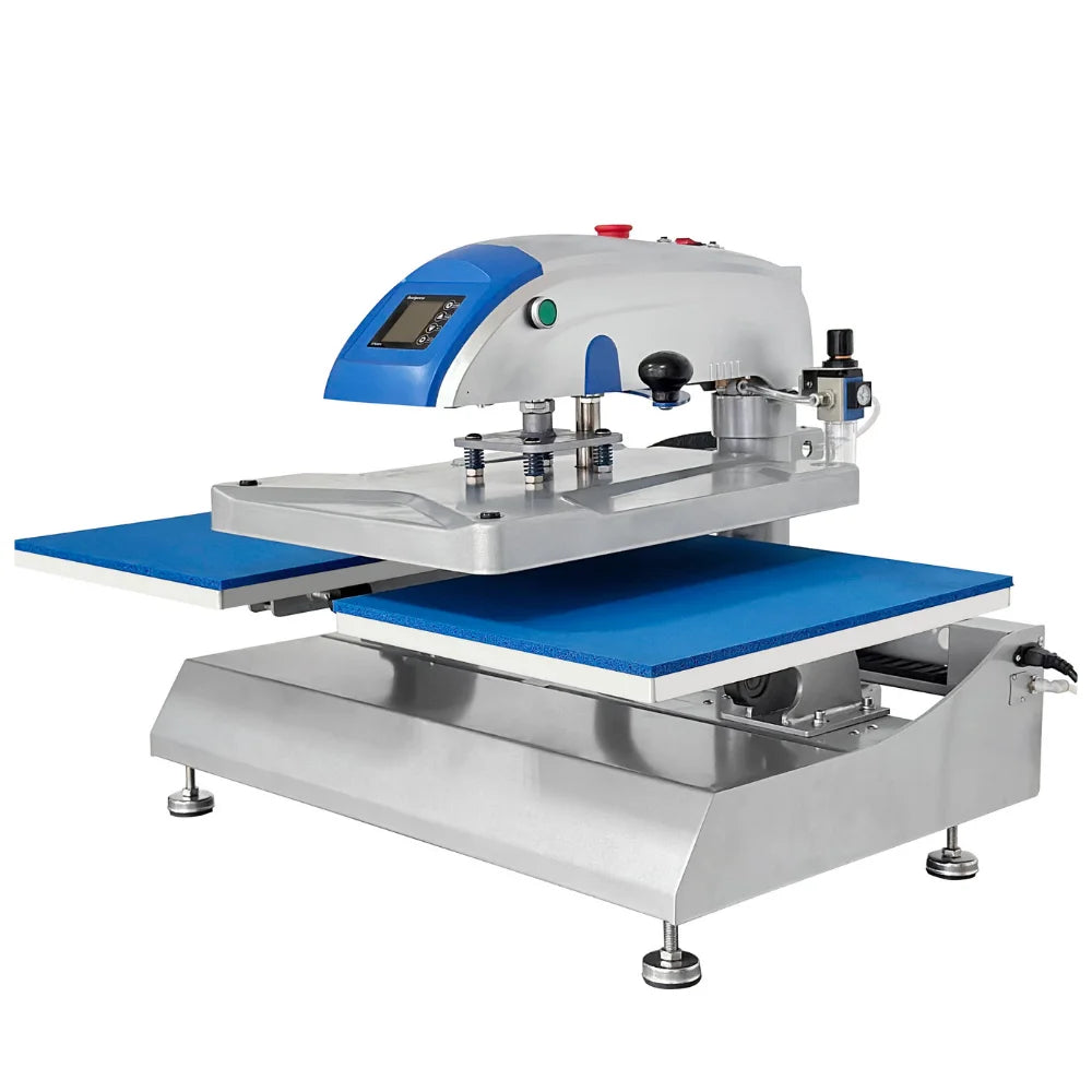 16x20 Pneumatic Automatic Tshirt Sublimation Heat Press Machine New Condition Prints on Plate Garment Heat Transfer Machine Sale