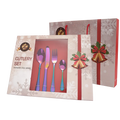 Hot Sale Christmas Flatware Gift Set Cutlery 24 Pcs Stainless Steel Cutlery Set with Gift Box