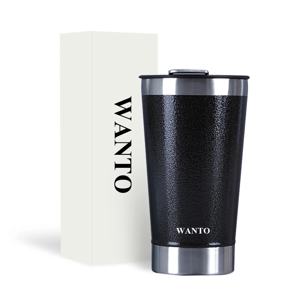 Wanto 16oz USA Warehouse Wholesale Top Sale Stainless Steel Double Wall Vacuum Insulated Tumblers in Bulk With Beer Opener