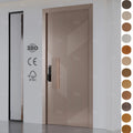 Italian Standard Custom Modern Main Entrance Security Door Durable Pivot Door for Villa Solid Wood Pivot Door