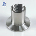 Aohoy Hygenic Stainless Steel Sanitary 304 316l Tri-clamp BSP G Female Thread Type Ferrule Adapter Fitting