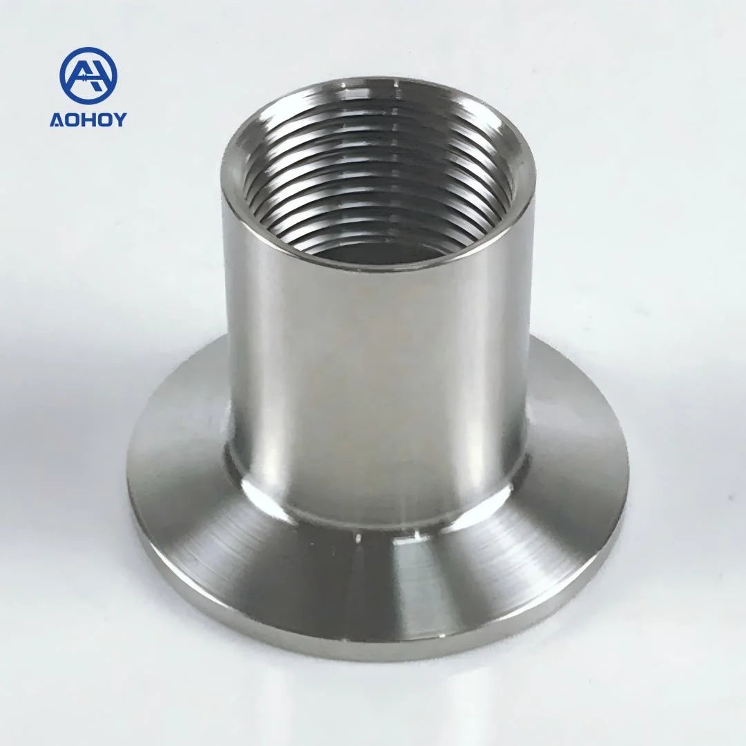Aohoy Hygenic Stainless Steel Sanitary 304 316l Tri-clamp BSP G Female Thread Type Ferrule Adapter Fitting