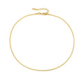 Simple 14K PVD Gold Plated 316L Stainless Steel 2mm Wide 50cm 70cm Length Round Snake Chain Choker Necklace Jewelry for Women
