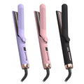 Custom Professional Multifunction Electric Hair Straightener Curler PTC Plate Flat Iron Salon Heating LED Display for Household