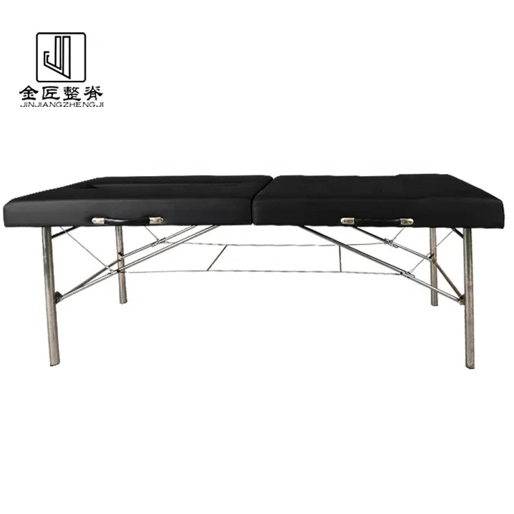 Modern Metal Portable Folding Chiropractic Treatment Table for Kids and Adults for Hotel Gym School Use