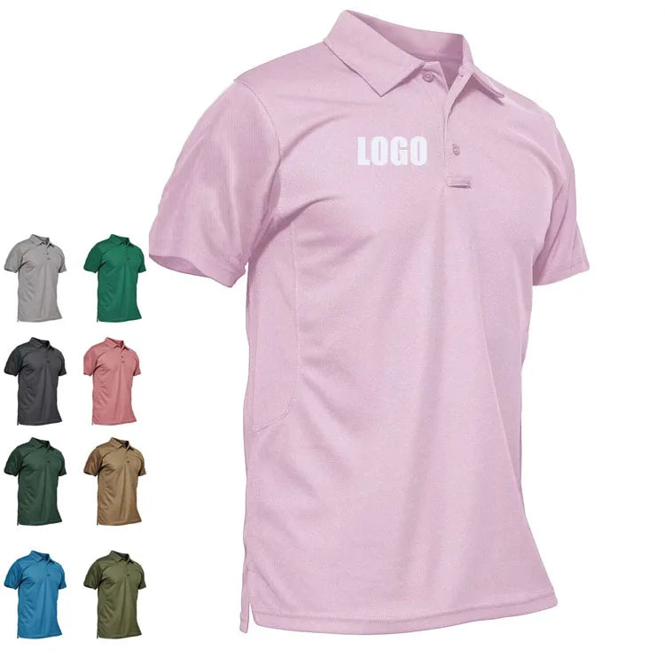 Sportswear Custom Logo Mens Short Sleeve Polo Shirts T-Shirt Polo for Men Fashion Polo Shirts