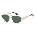 GLT9289 Wholesale Custom Metal Frame Polarized Sunglasses Retro Style Double Bridge Sunglasses