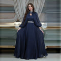 2023 New Design Middle Eastern Muslim Women's Two-piece Set of Hot Diamond Bright Silk Fashionable Satin Robe