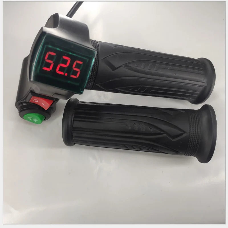 TWIST THROTTLE+REVERSE/ON-OFF +CRUISE SWITCH+VOLTMETER for ELECTRIC BIKE SCOOTER TRICYCLE CONVERSION ACCELERATING GRIPS