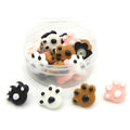 25pcs/box Creative Cute Resin Paw Print Push Pins Animal Thumb Tacks Decorative Pushpins for Cork Boards Home and Office
