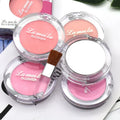 2025 New Single Professional Makeup Plastic Container Ice Cream Single Color No Brush Makeup Baked Blush