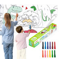 Customized DIY Coloring Paper Roll for Children Offset Paper Poster Funny Educational Toy Film Lamination Wide Color Filling