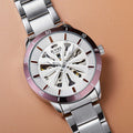 Luxury Brand Waterproof Watches Custom Casual Stainless Steel Strap Men Automatic  Watch
