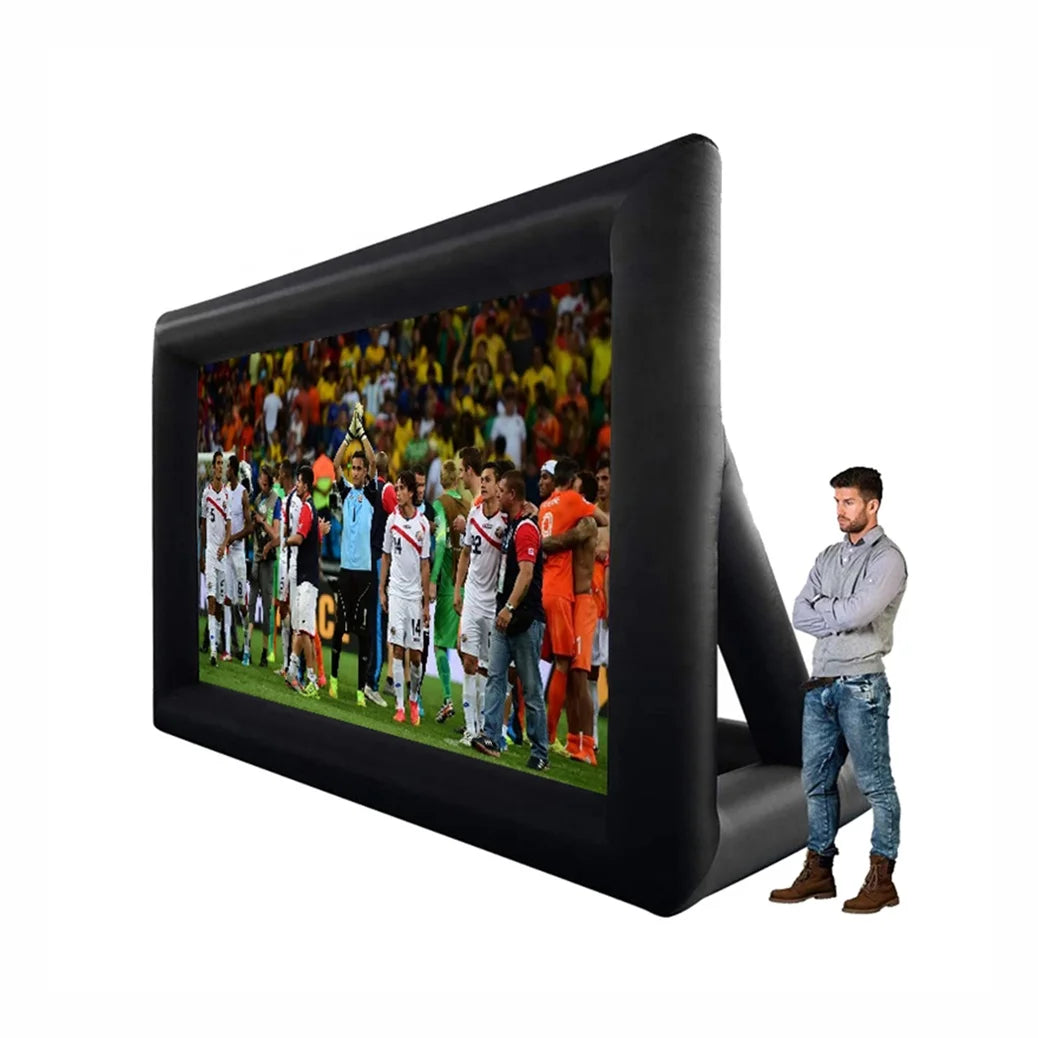 Excellent Quality Portable Outdoor Party Motorized Inflatable Waterproof Easy Setup Screen Projector