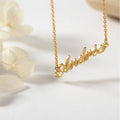 Custom Name Bracelet Minimalist Jewelry Custom Stainless Bracelet  Women 18K Gold Plated Jewelry Initial Bracelet Letters