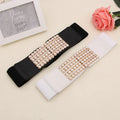 Women Stretchy Belt for Dresses Vintage Elastic Wide Waist Belt