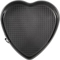 8 Inches Carbon Steel Cake Pan with Removable Bottom Heart Design Non-Stick Leakproof Springform MegaBDM
