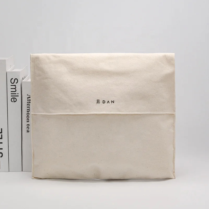 2023 Envelope Custom Logo Pouch Dust Bag  Cotton Bags Canvas Envelope Dust Pouch for Handbags